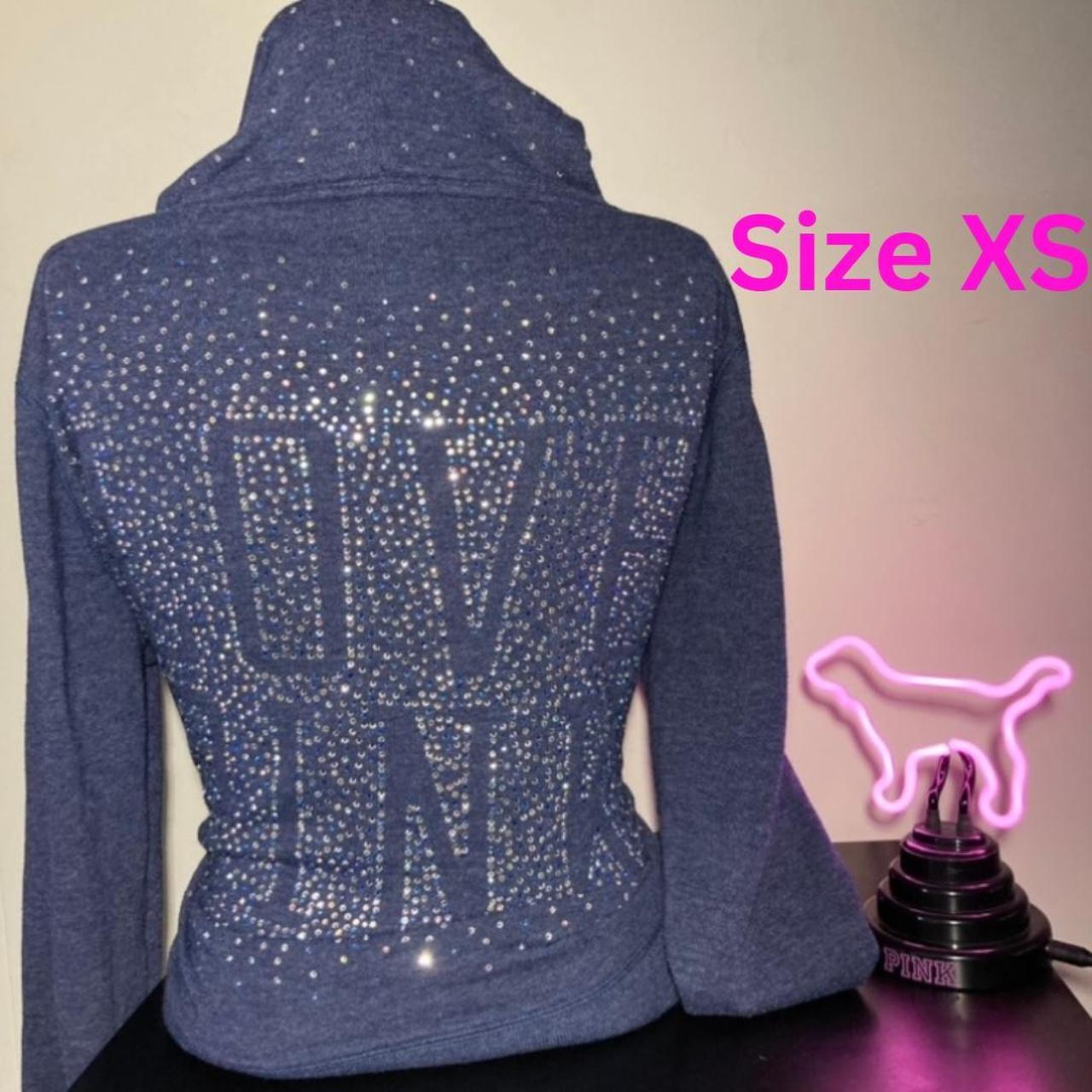 VS PINK rhinestone y2k purchases hoodie