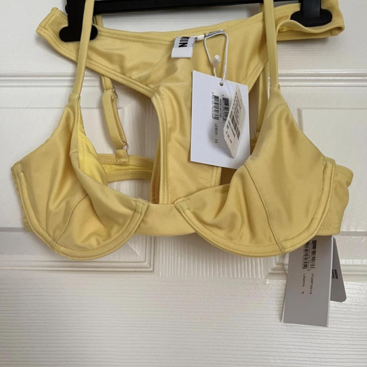 Twiin Women's Yellow Bikinis-and-tankini-sets | Depop
