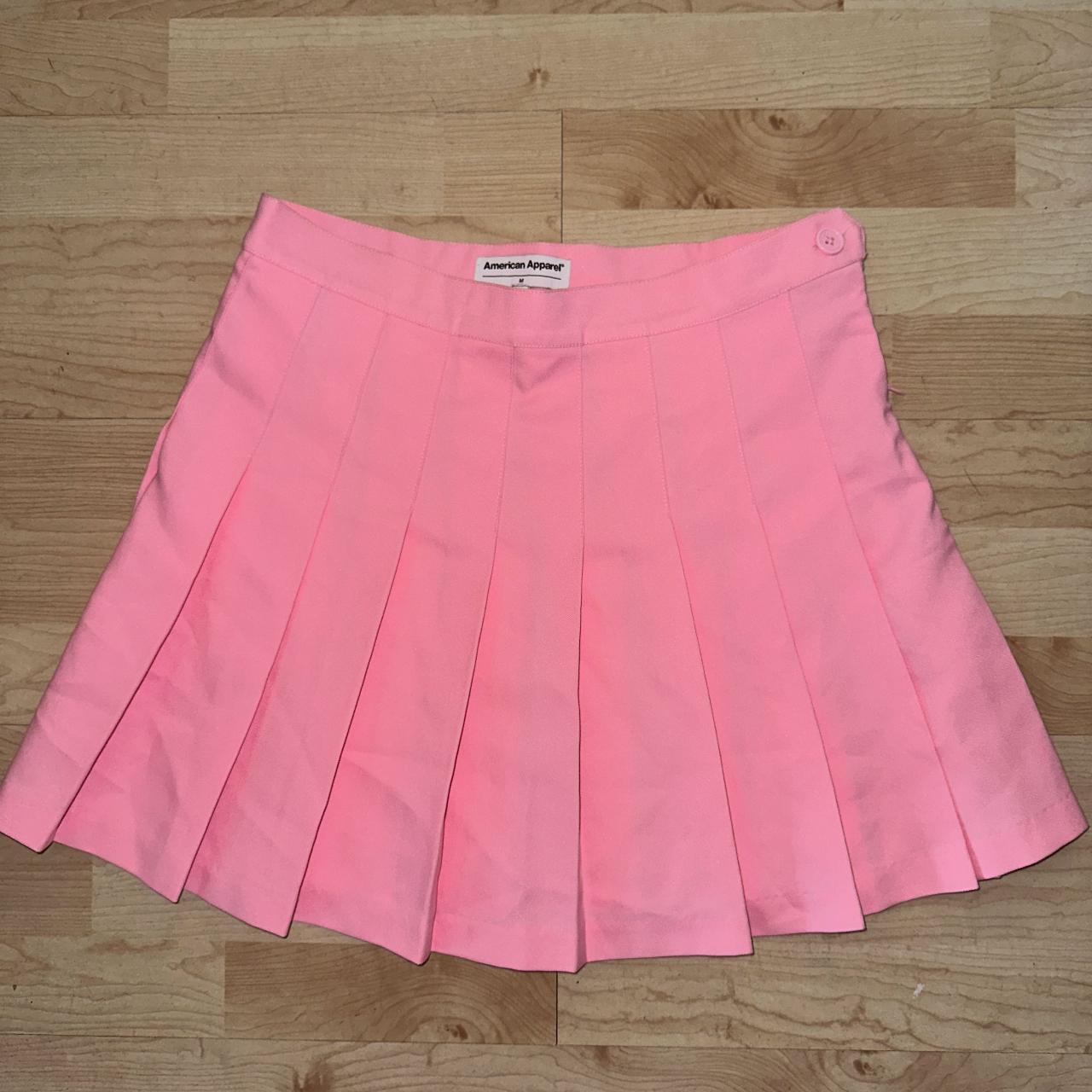 AMERICAN APPAREL babydoll pink tennis skirt size M.... - Depop