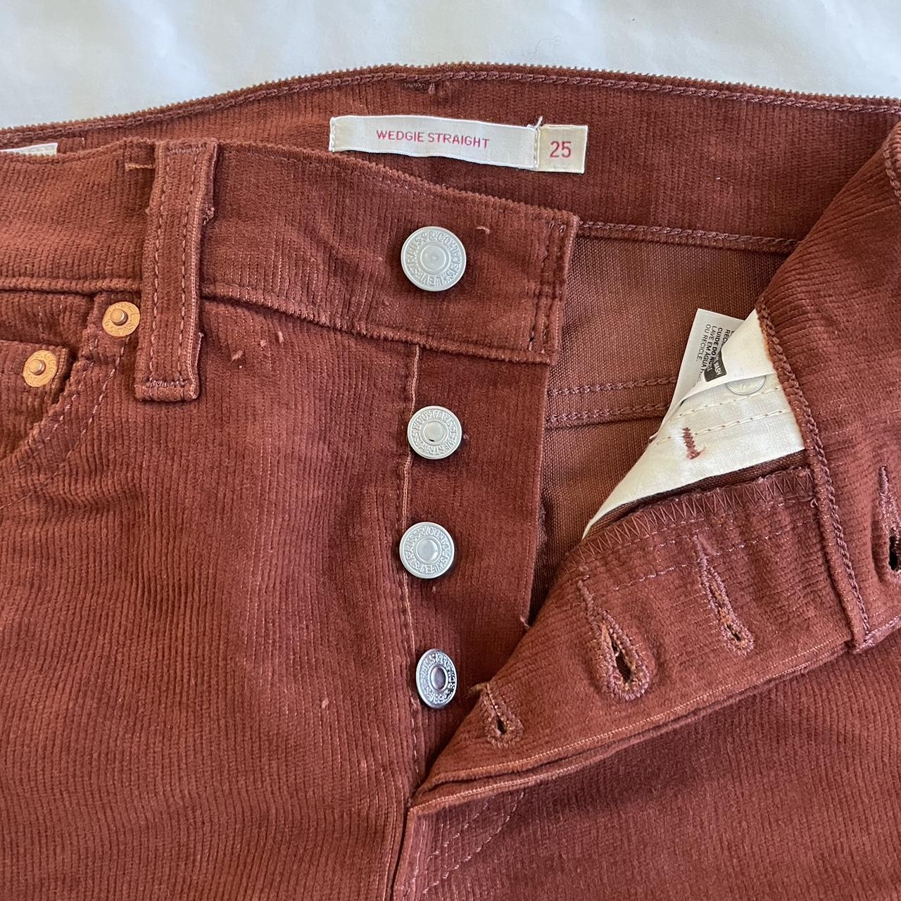 Levi’s High Rise Corduroy Wedgie Pant Denim... - Depop