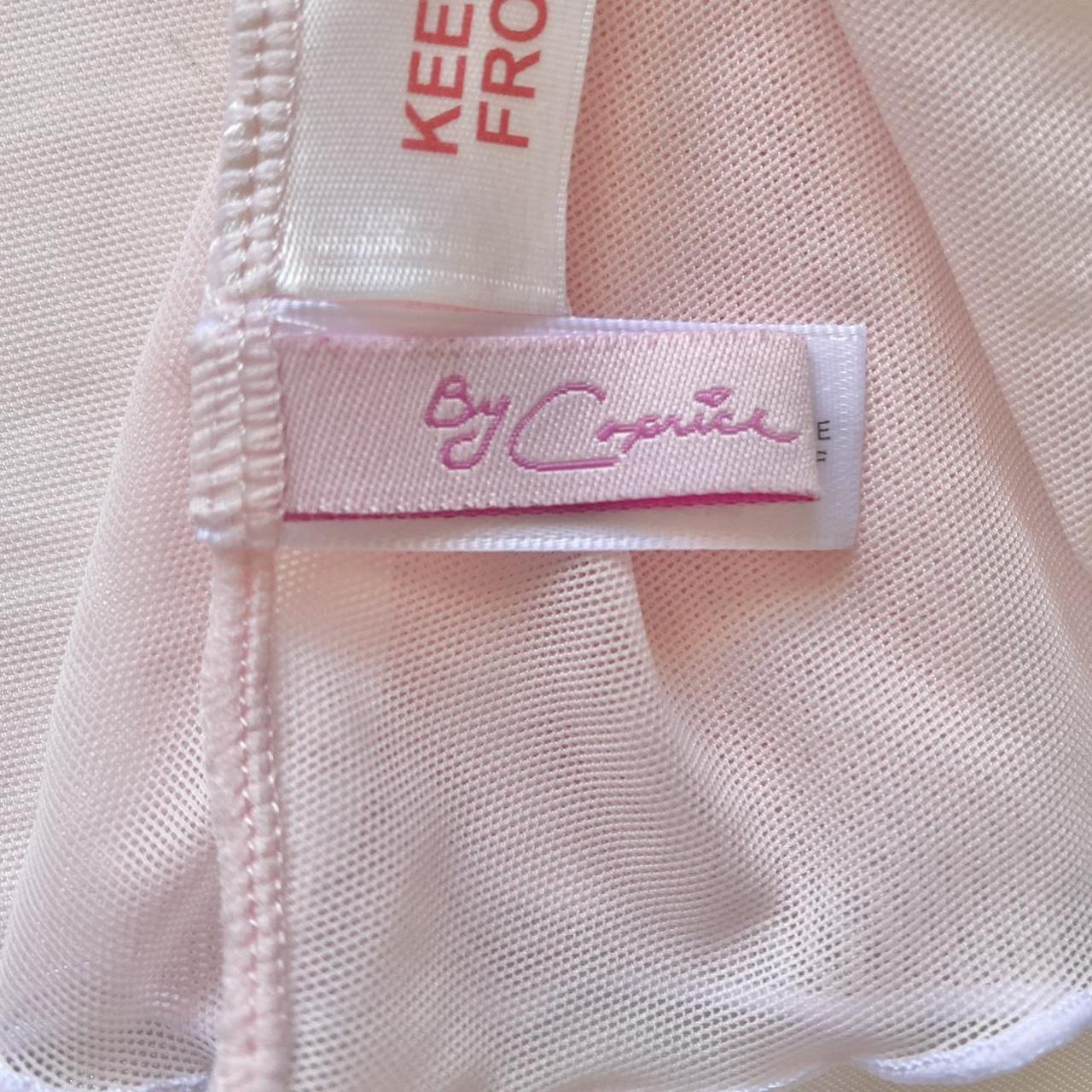 caprice - adorable pink mesh babydoll & thong set ♡... - Depop
