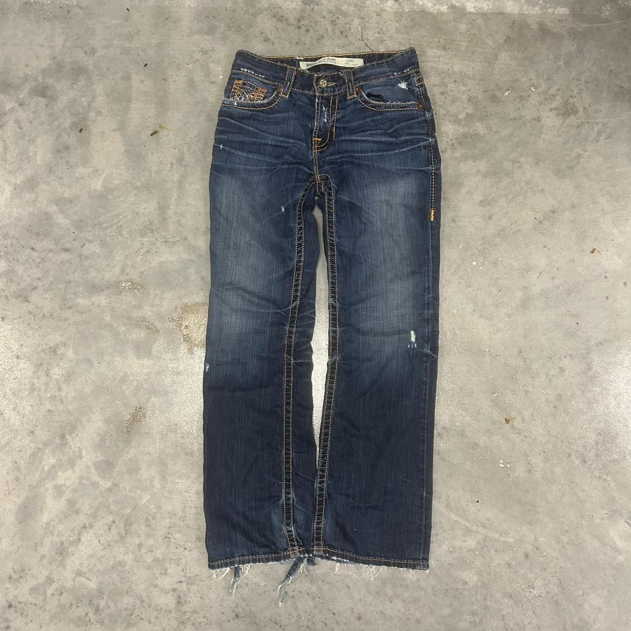 Y2k True Religion style denim with good wear all... - Depop