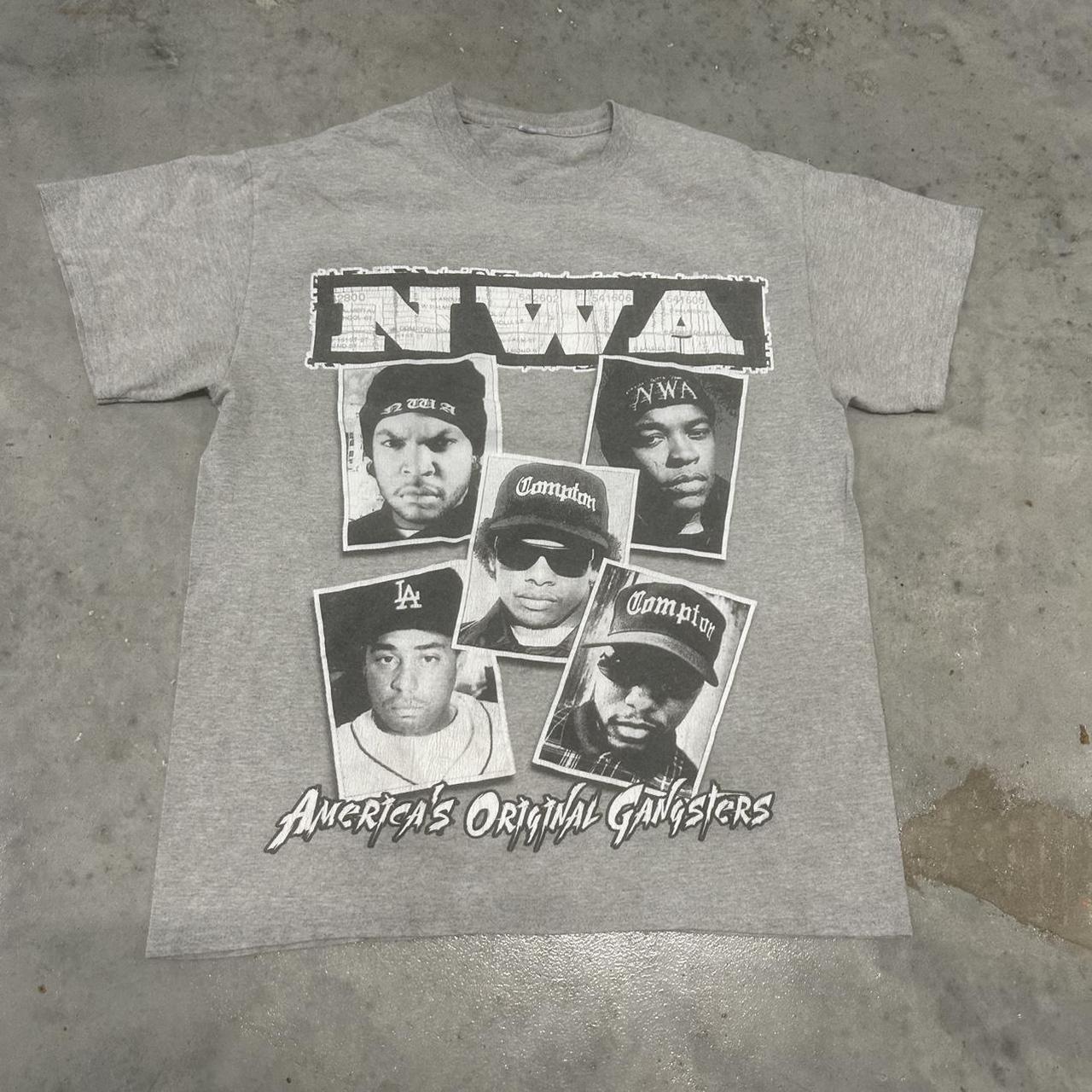 Early 2000s NWA Rap tee with all 5 members and great... Depop