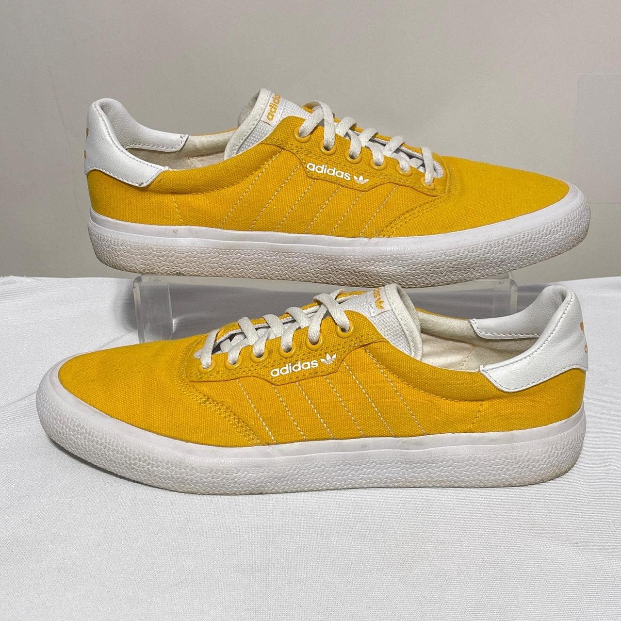 Adidas 3mc gold & white skate shoes best sale