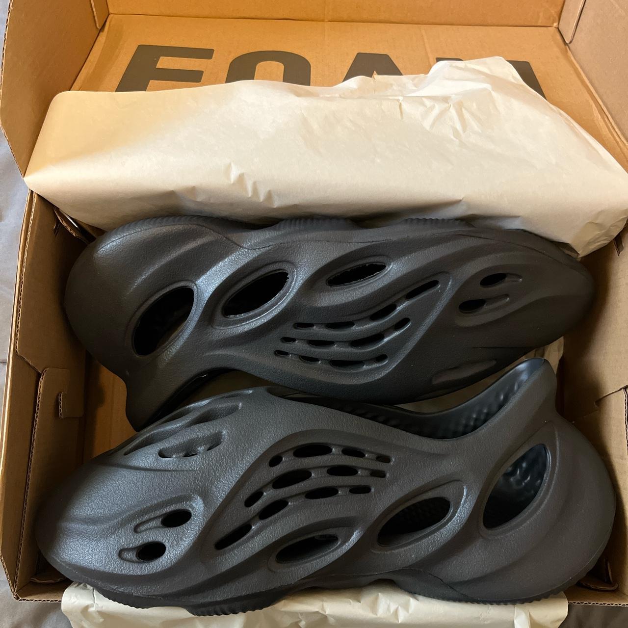 yeezy black foam runners