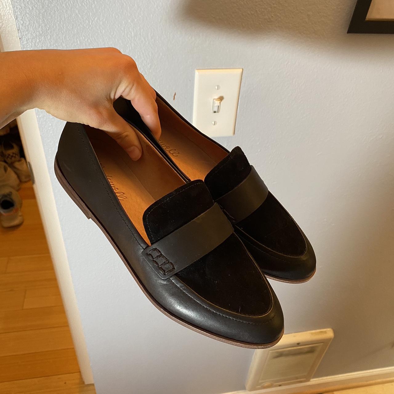 Madewell Women's Black Loafers | Depop