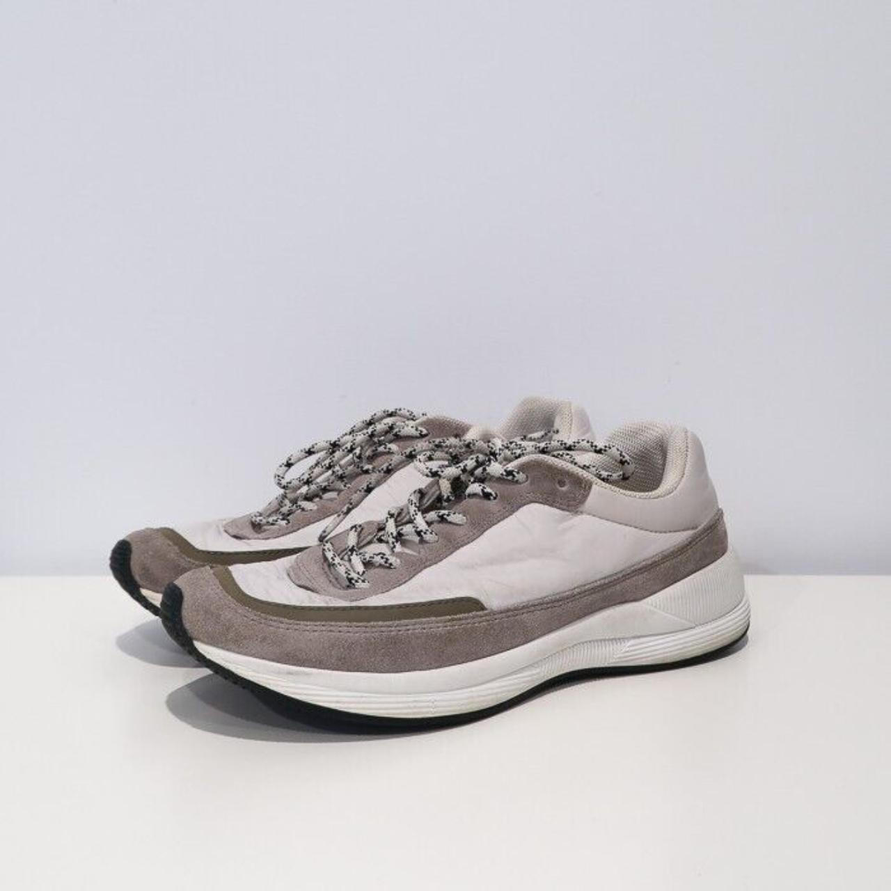 A.P.C. Running Homme Blanc Sneakers Taupe White APC