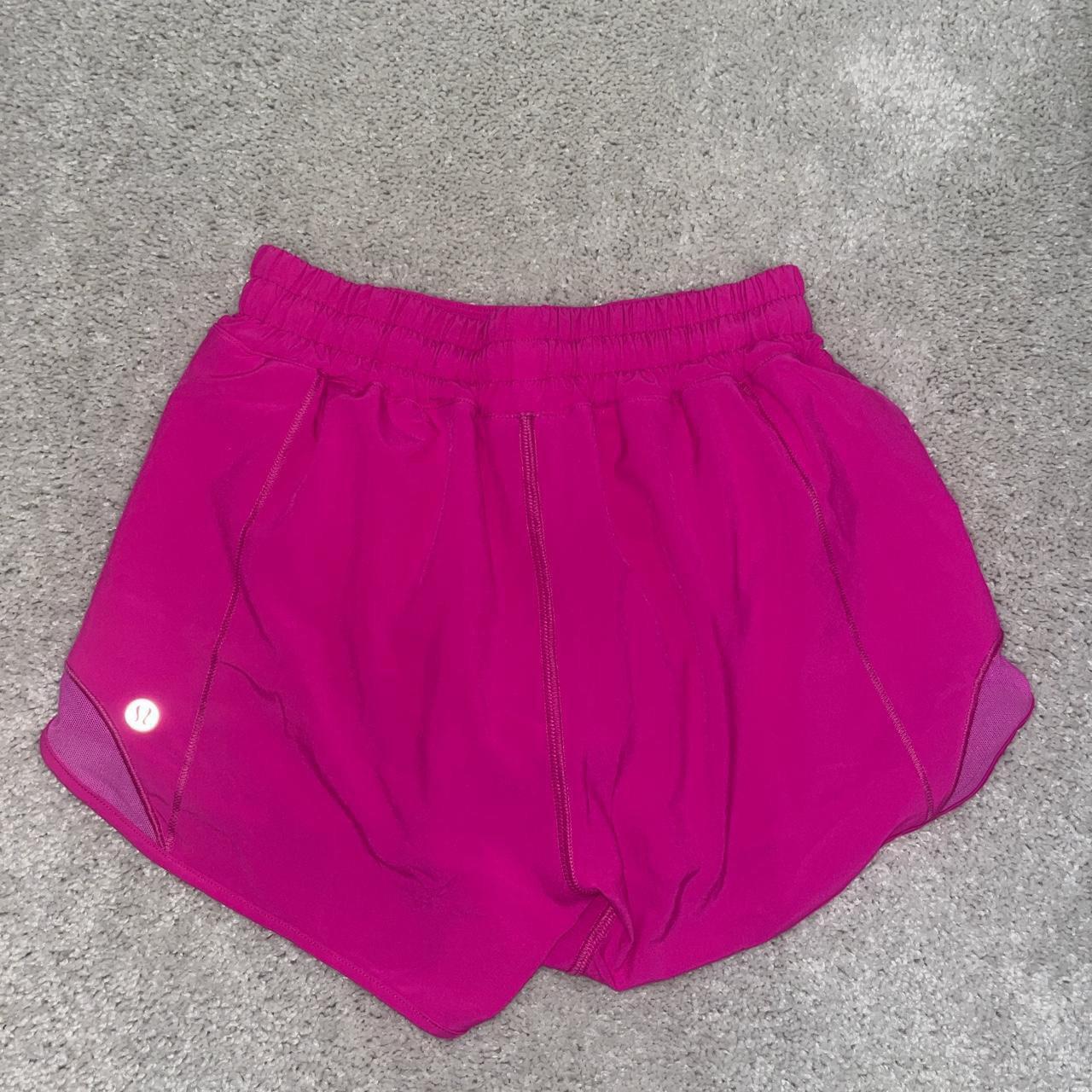 LULULEMON Hotty hot shorts in sonic pink 2.5 inch - Depop