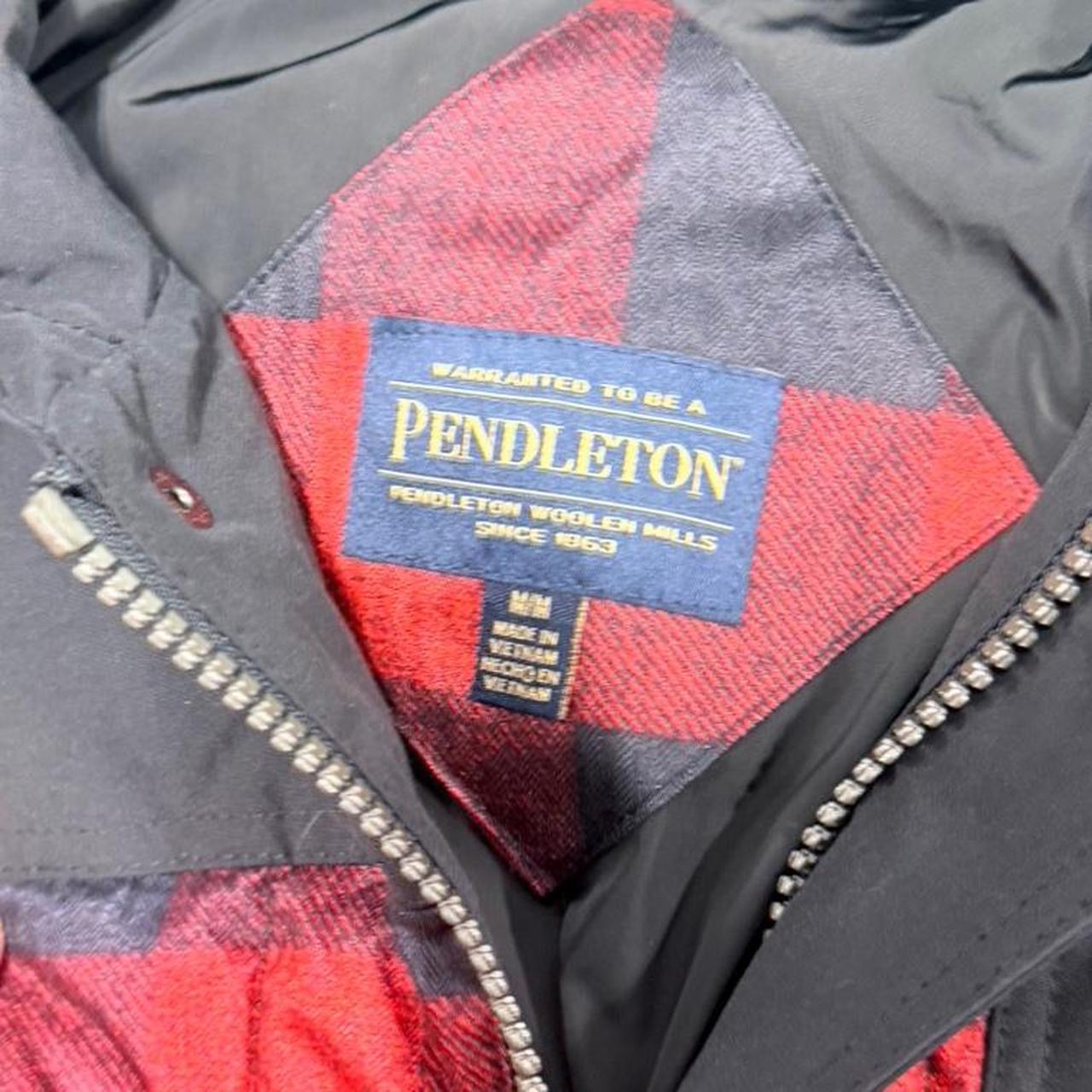 Pendleton Men's Puffer Jacket - Multi/Red - M – V… - image 4
