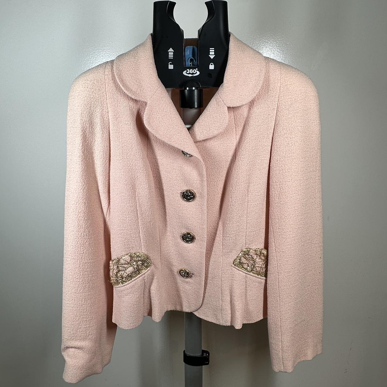 Balenciaga pink discount blazer