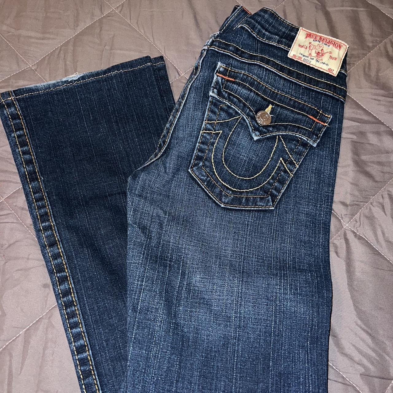 True religon becky bootcut jeans In excellent... - Depop