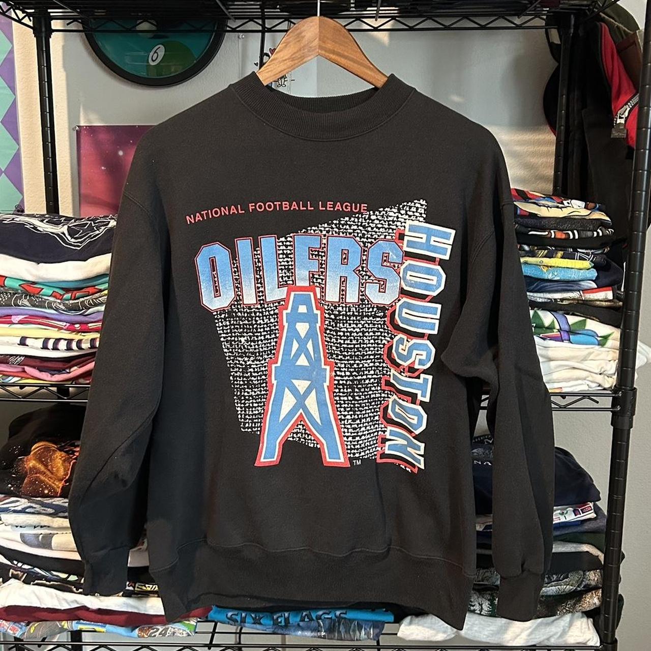 Vintage NFL Houston Oilers Cartoon Sweatshirt, Houston Oilers