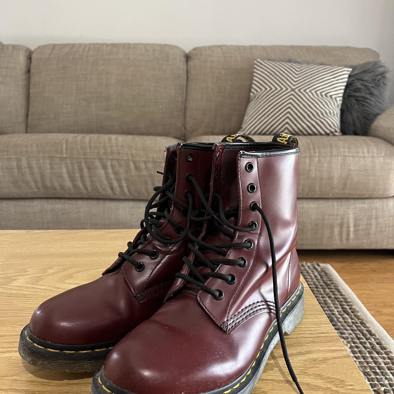 Cherry Red Dr Martens EU 41 Barely worn. In great... - Depop