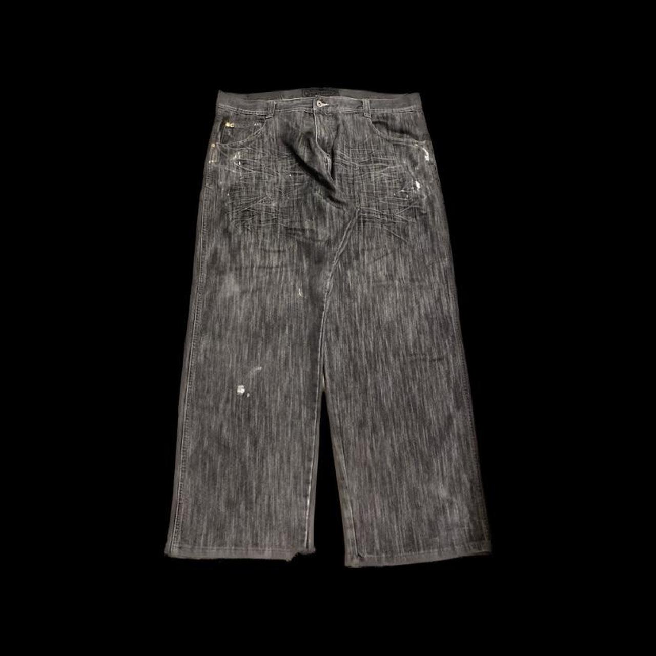 Southpole Men's Black and Grey Jeans | Depop