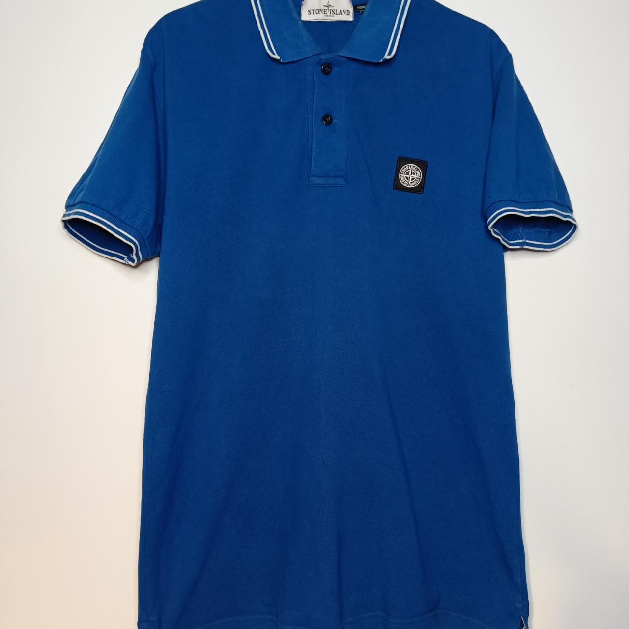 Blue Polo Stone Island Logo, ART. 591522S18, Size...