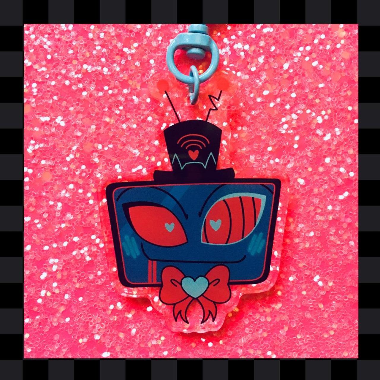 Hazbin Hotel Vox acrylic charm. Original fan merch... - Depop