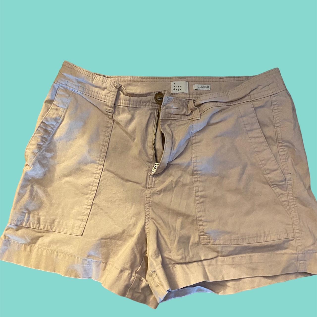 A New Day Women's Tan Shorts Depop
