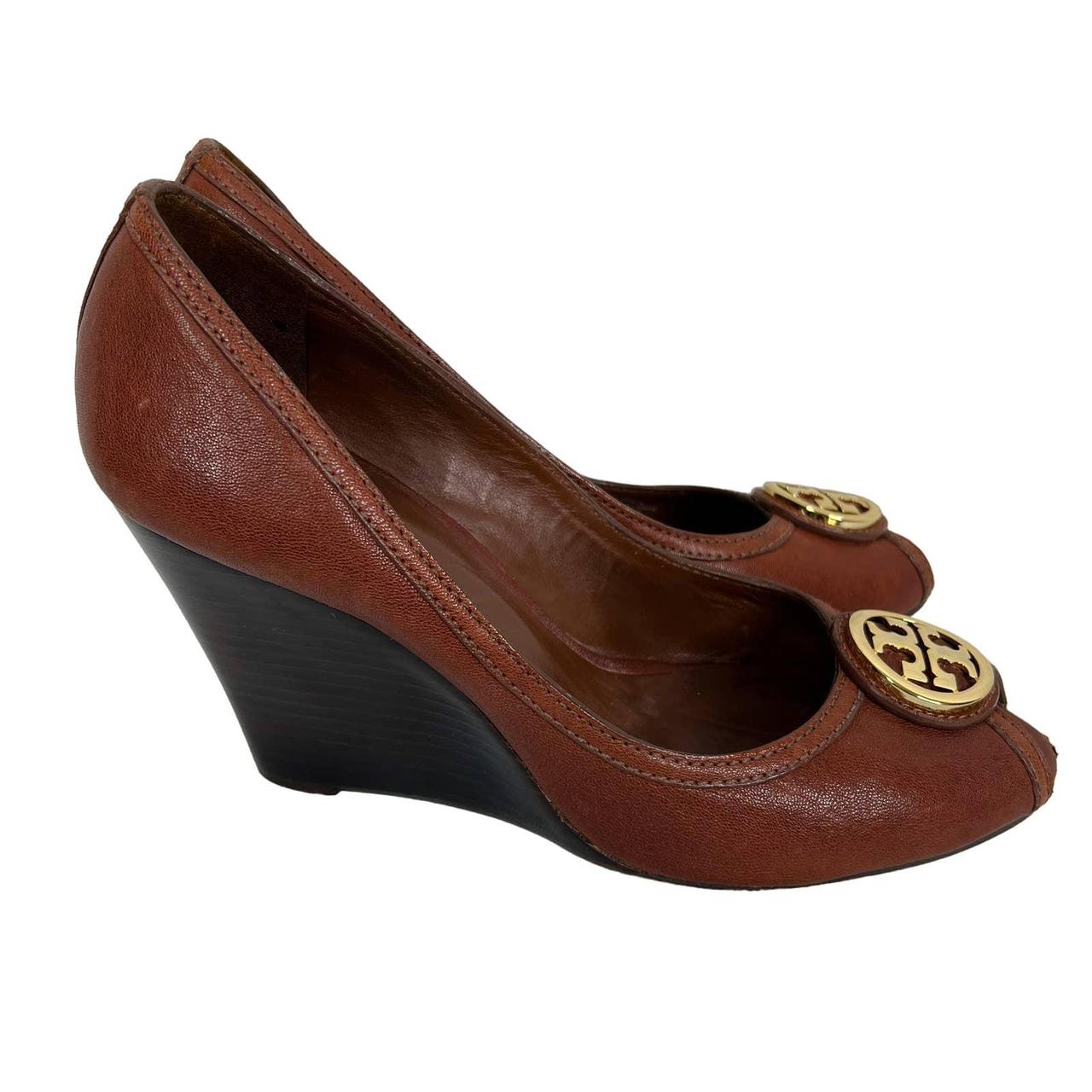 Tory burch sally peep best sale toe wedge