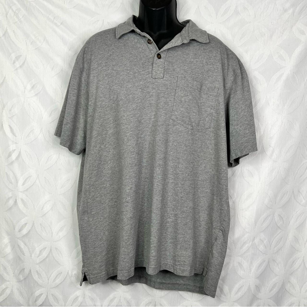 Duluth Trading Longtail T Polo Shirt Men s Gray Depop