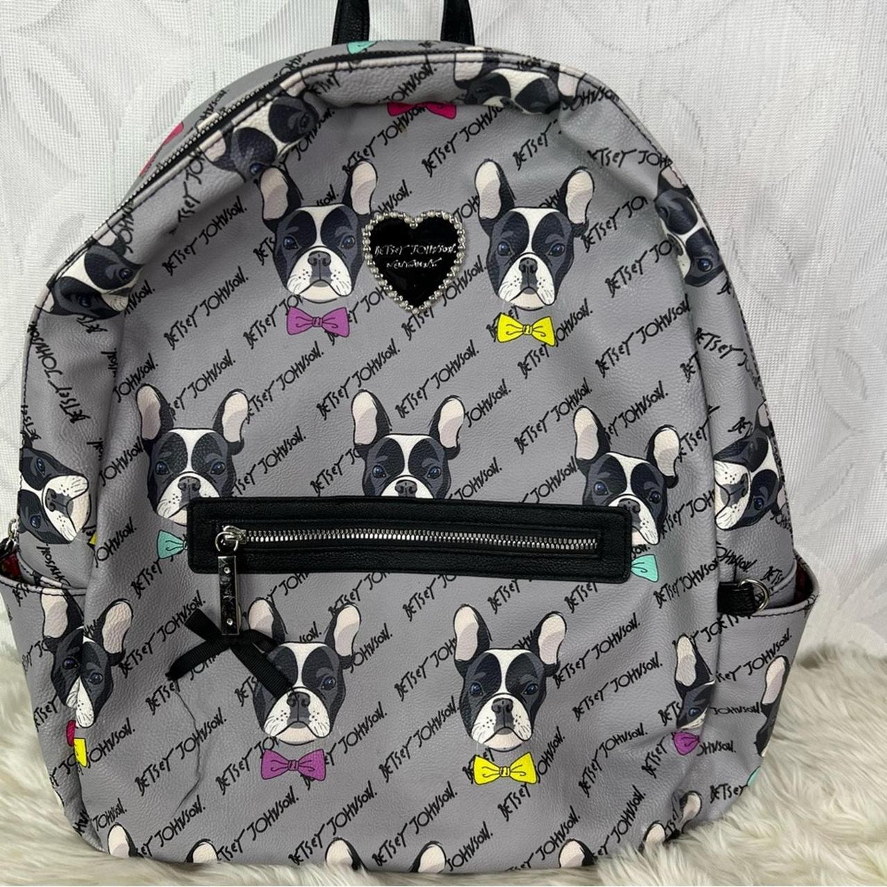 Betsey johnson frenchie backpack hotsell