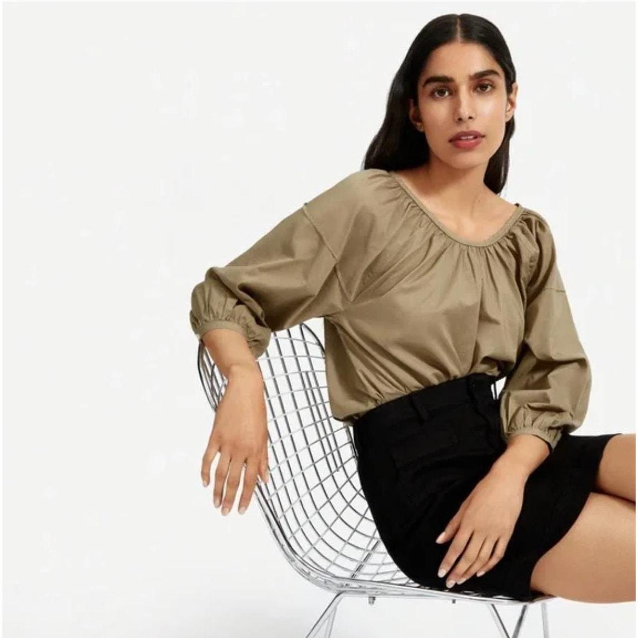 Everlane air ruched blouse online