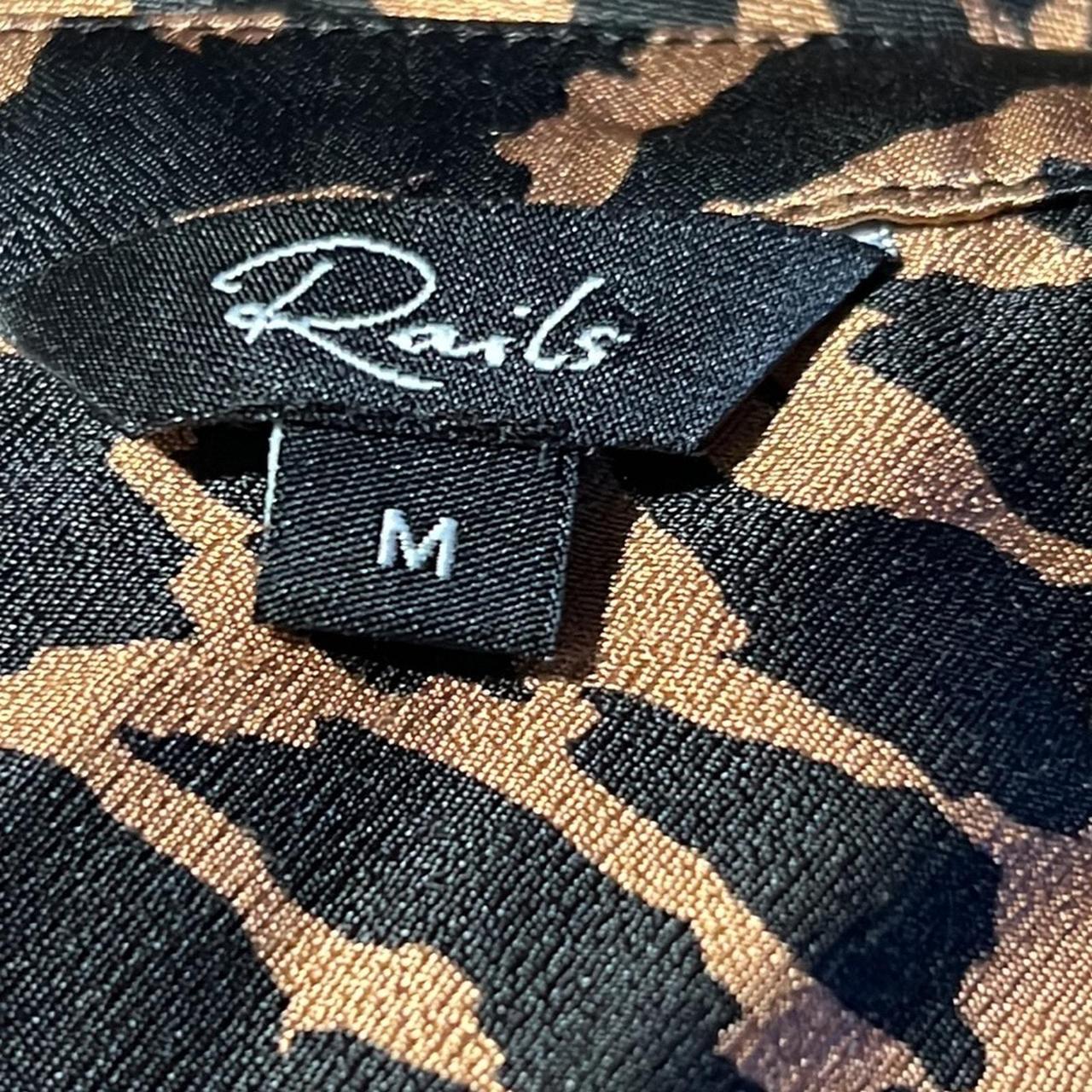 Rails Women's Blouse - Brown/Black - M – Rails Pe… - image 6