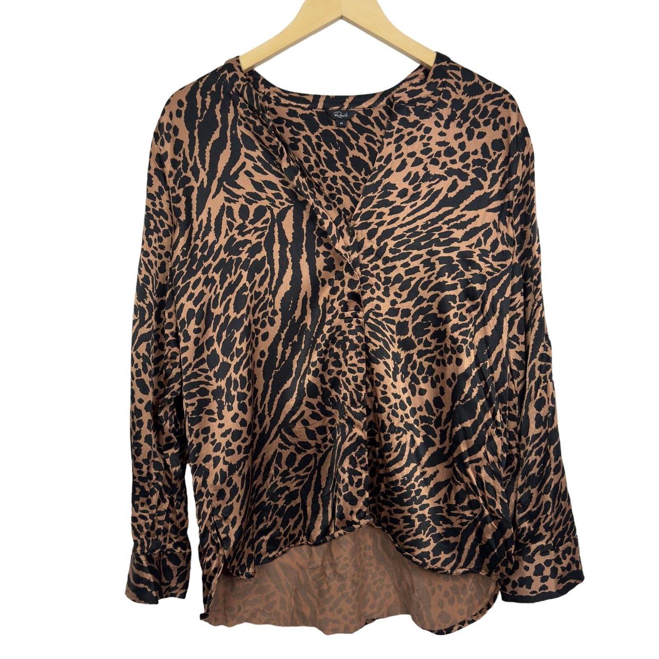 Rails Women's Blouse - Brown/Black - M – Rails Pe… - image 1