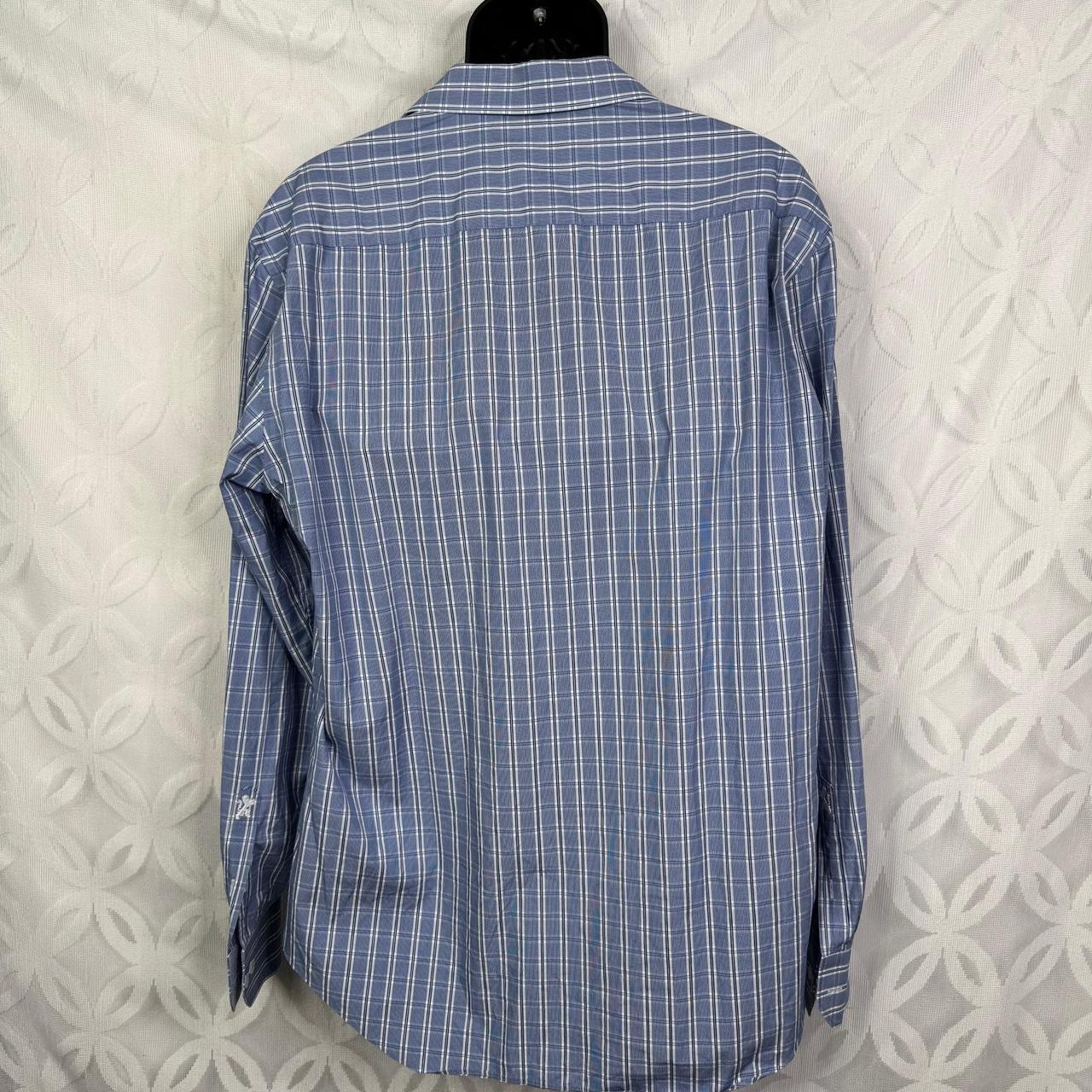 Bugatchi Men's Shirt - Blue - XL – Bugatchi Butto… - image 4