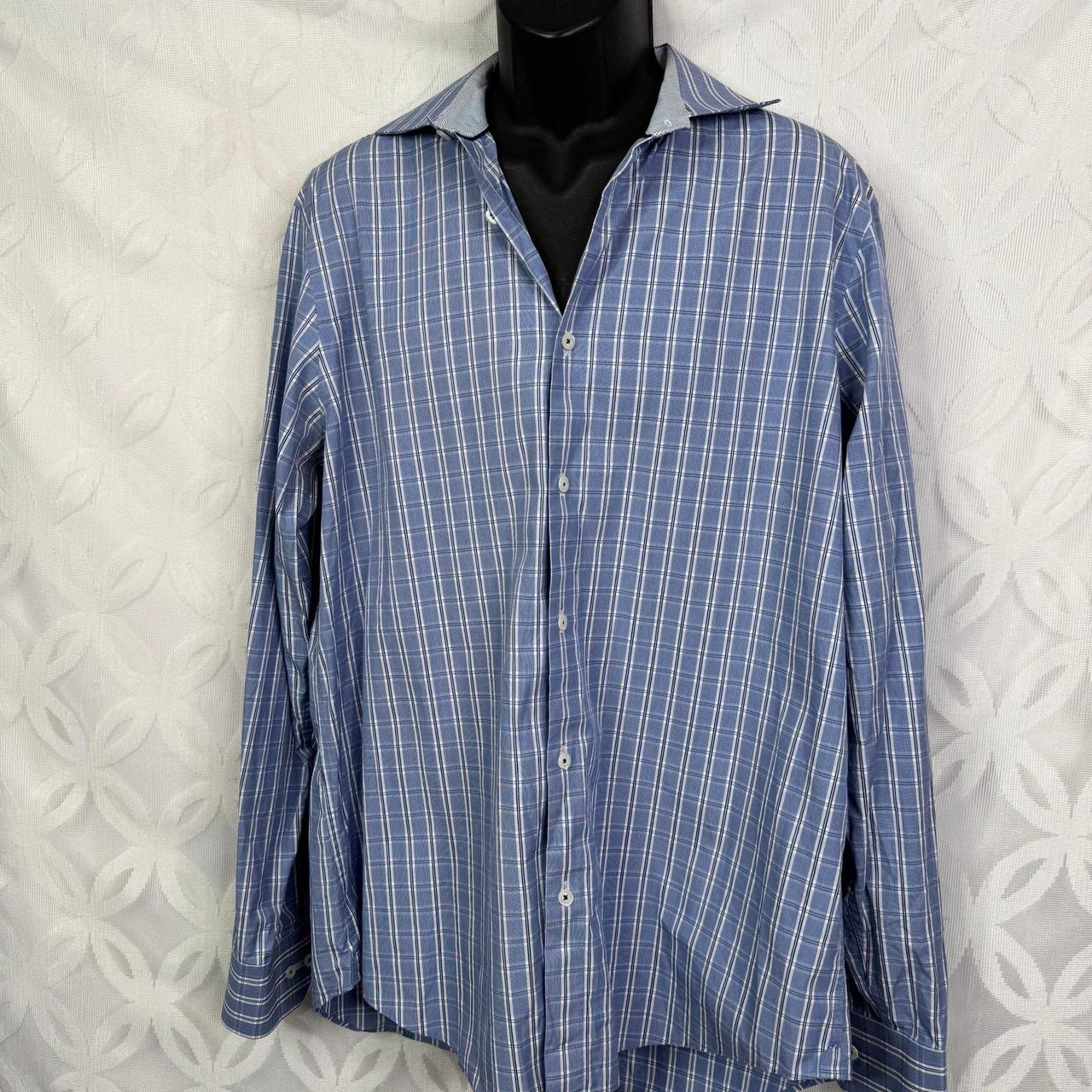 Bugatchi Men's Shirt - Blue - XL – Bugatchi Butto… - image 2