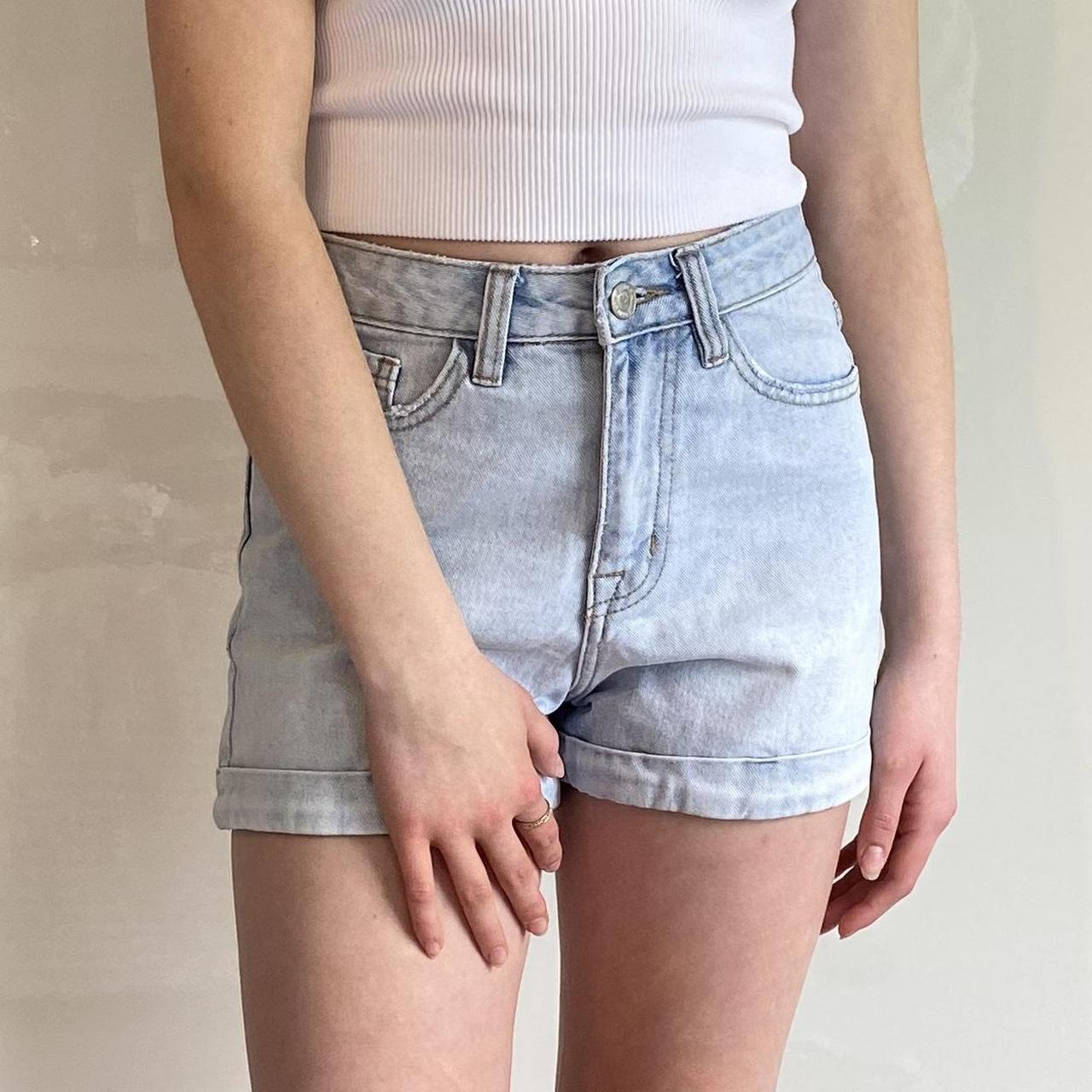 🤍Light blue denim shorts from New Look🤍 Stylish and... Depop