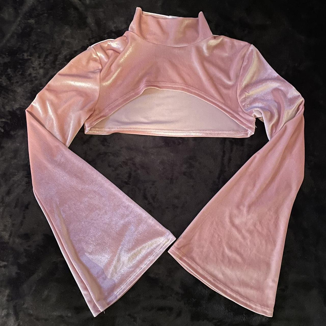 Club Exx Women's Pink Crop-top