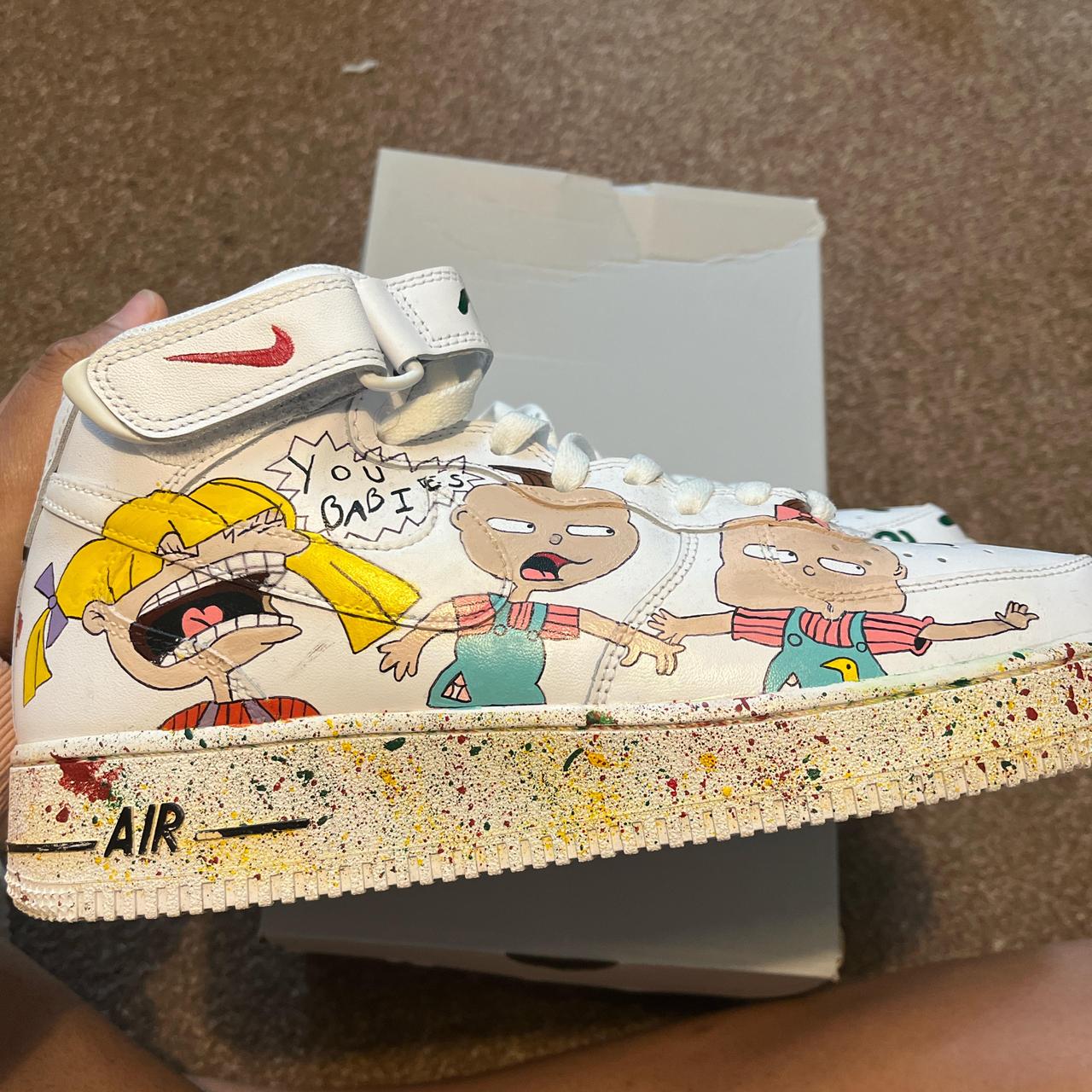 Custom rugrats air force 1 mid Original design done