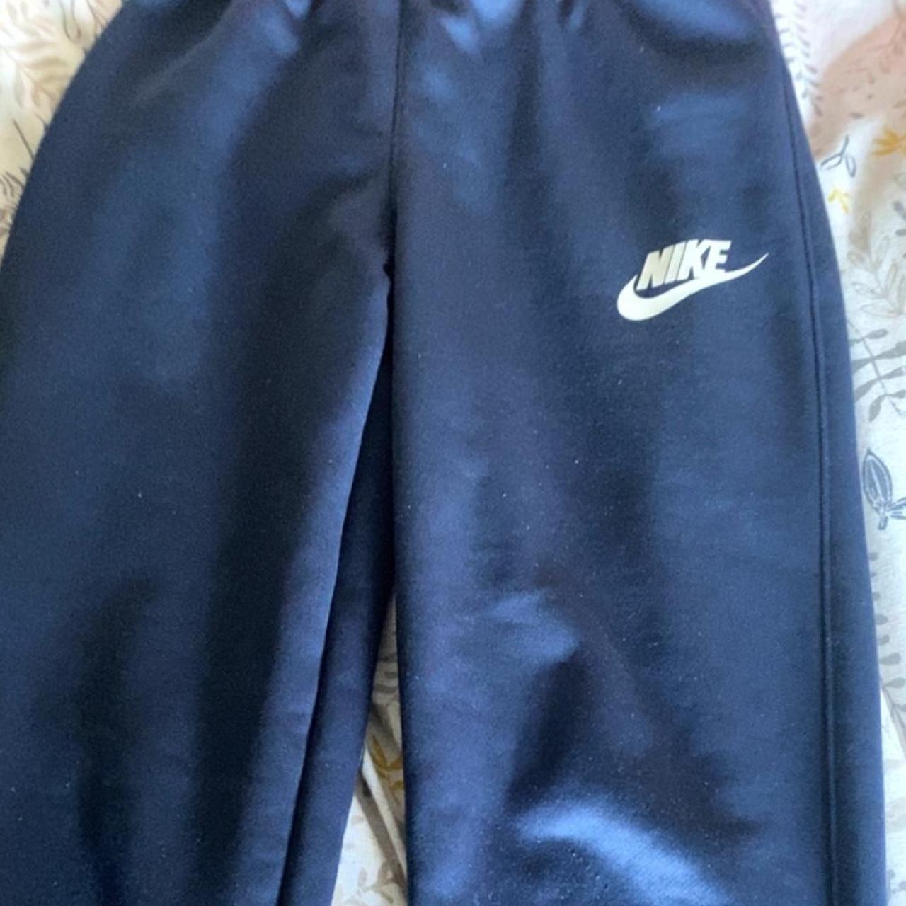 Navy blue Nike joggers size M worn a few times but... - Depop