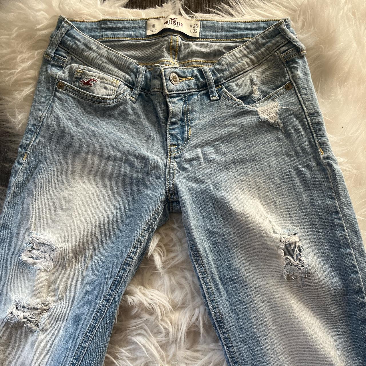 Hollister, Jeans, Lowrise Y2k Medium Wash Flare Jeans