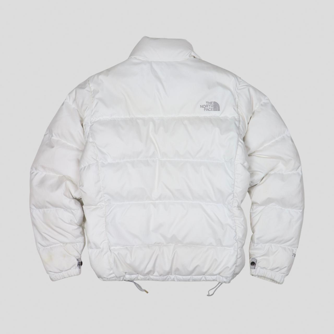 The North Face Women's White Coat | Depop