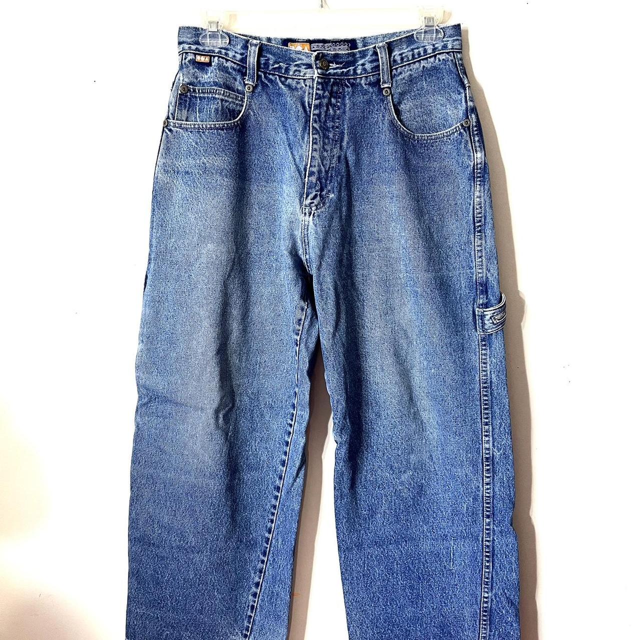 パンツ 90s Kikwear rave jeans Made in USA VINTAGE KIKWEAR+ rave jeans:::great | Depop