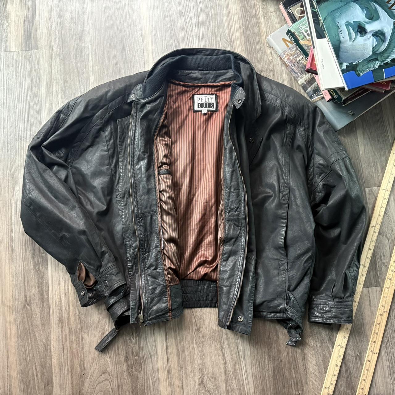 VERY RARE) Pelle Pelle Leather Jacket - (90's) | Depop