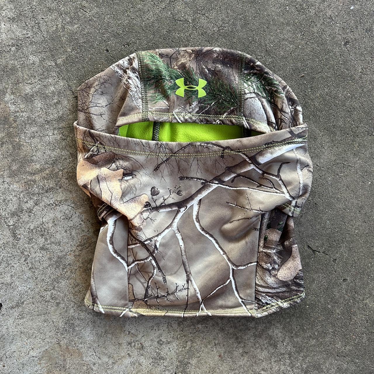 Under armor hunting camo ski mask face covering... Depop