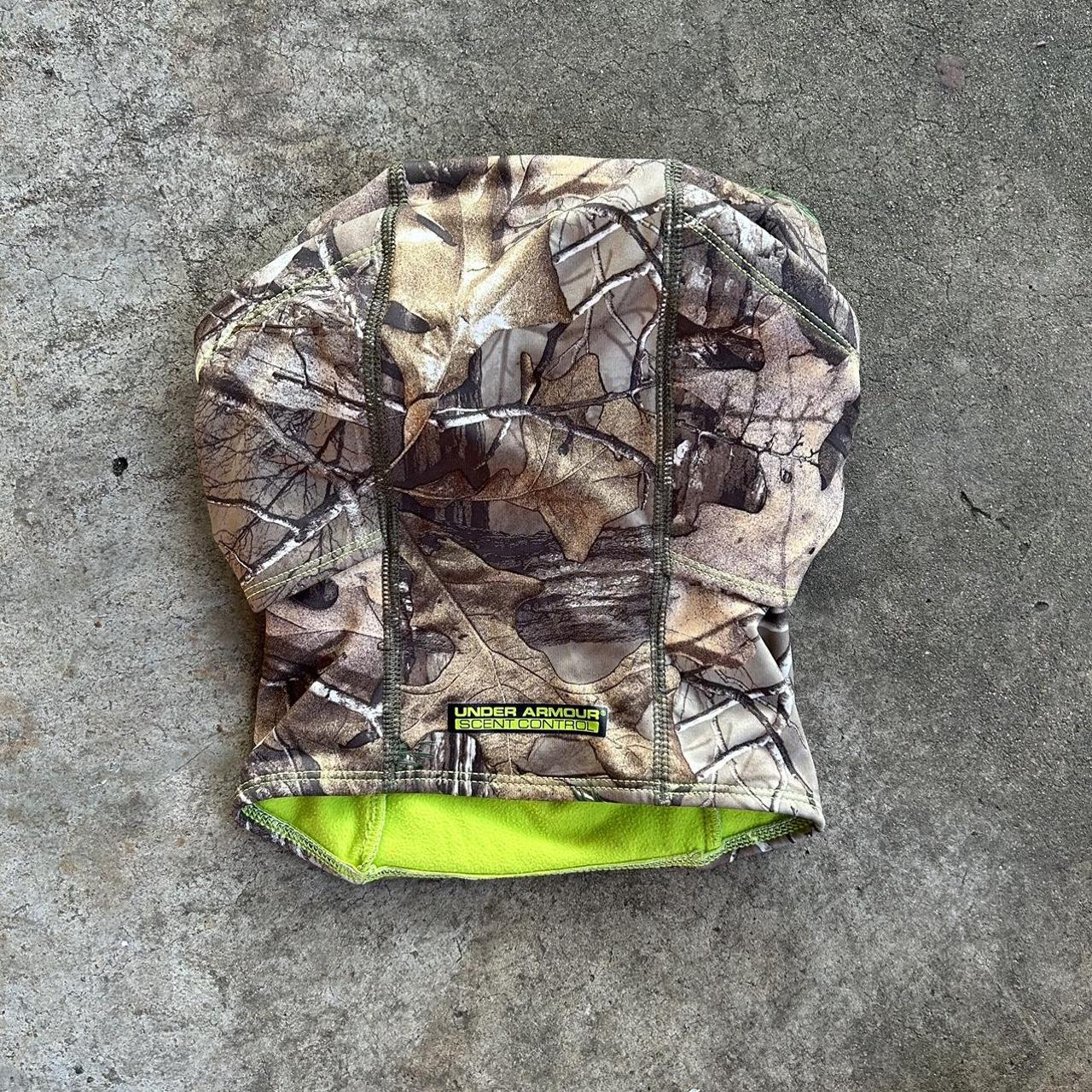 Under armor hunting camo ski mask face covering... Depop