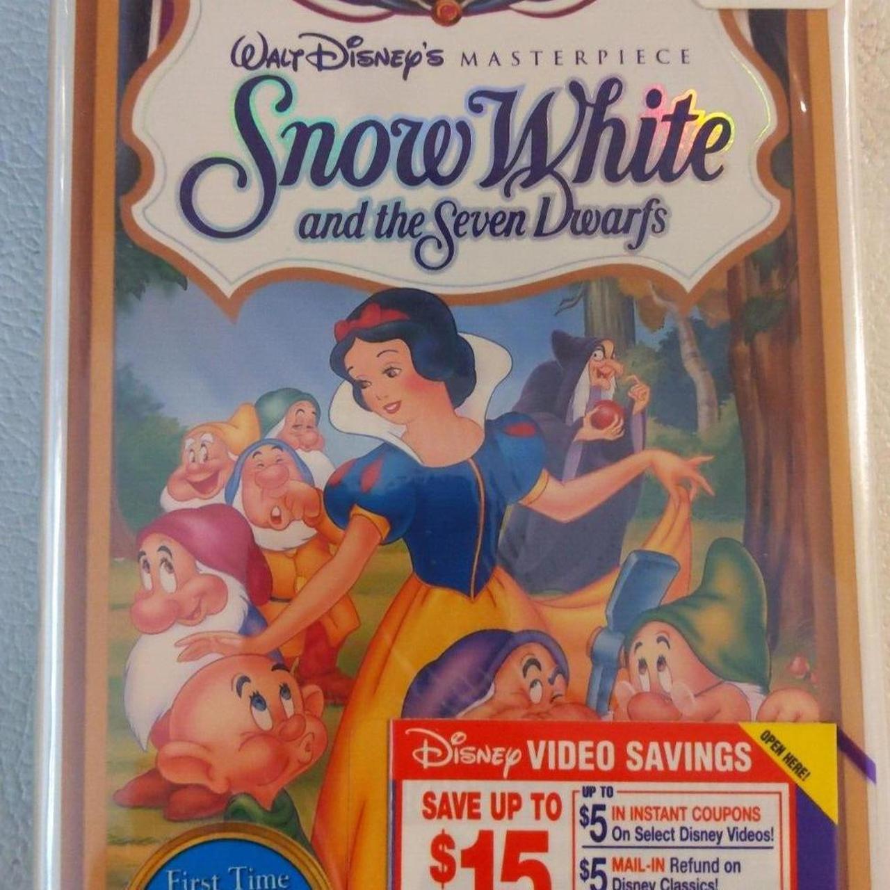 Snow White And the Seven Dwarfs authentic vhs