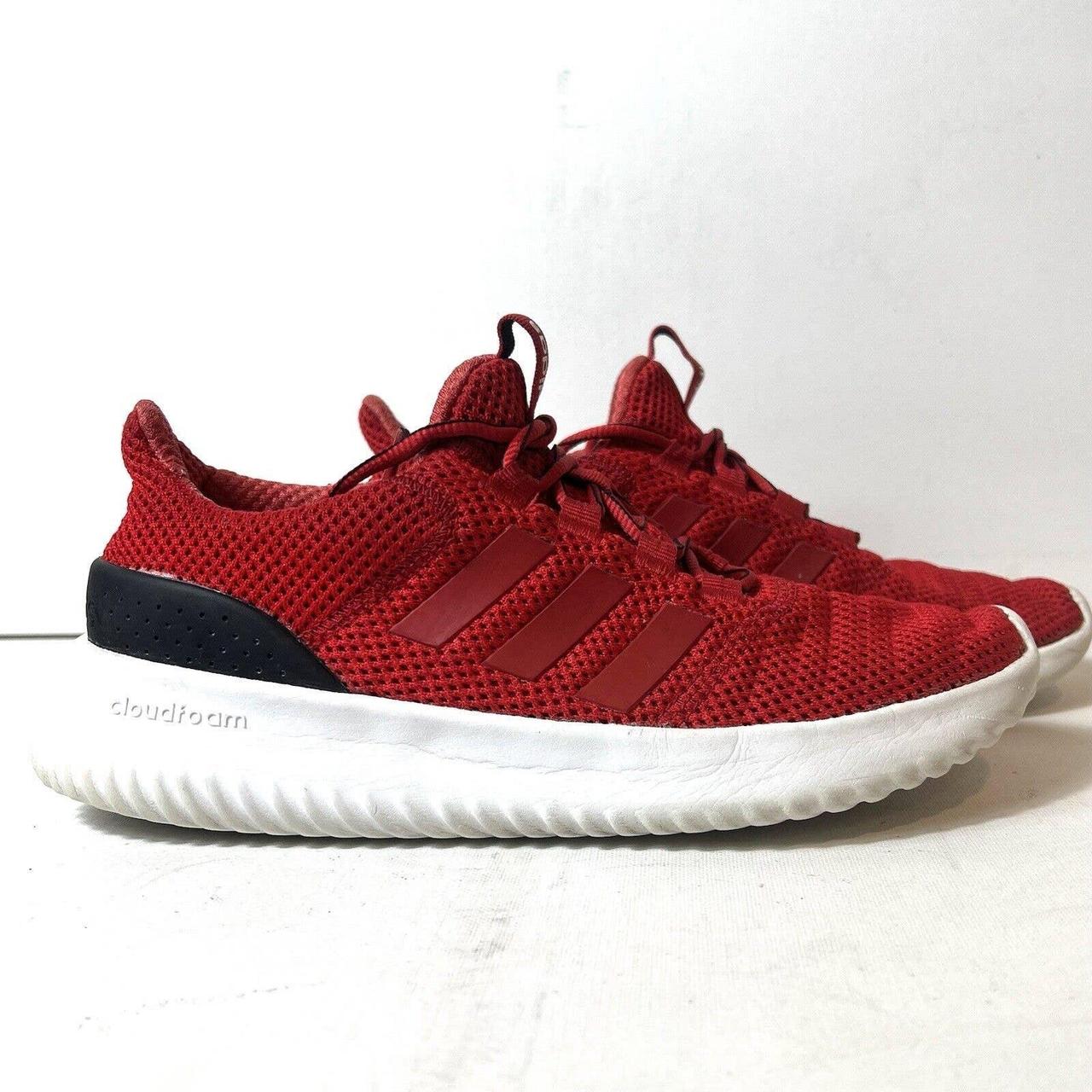 adidas Mens Cloudfoam Ultimate B843864 Red Running Depop