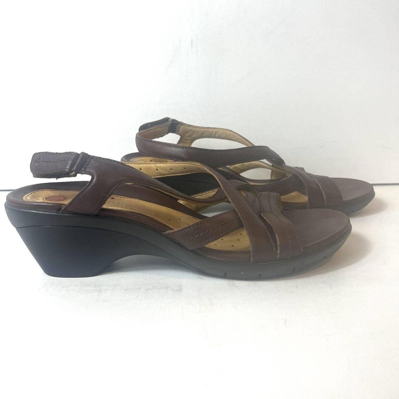 Clarks Un-structured Heeled Sandals Women's Size Depop