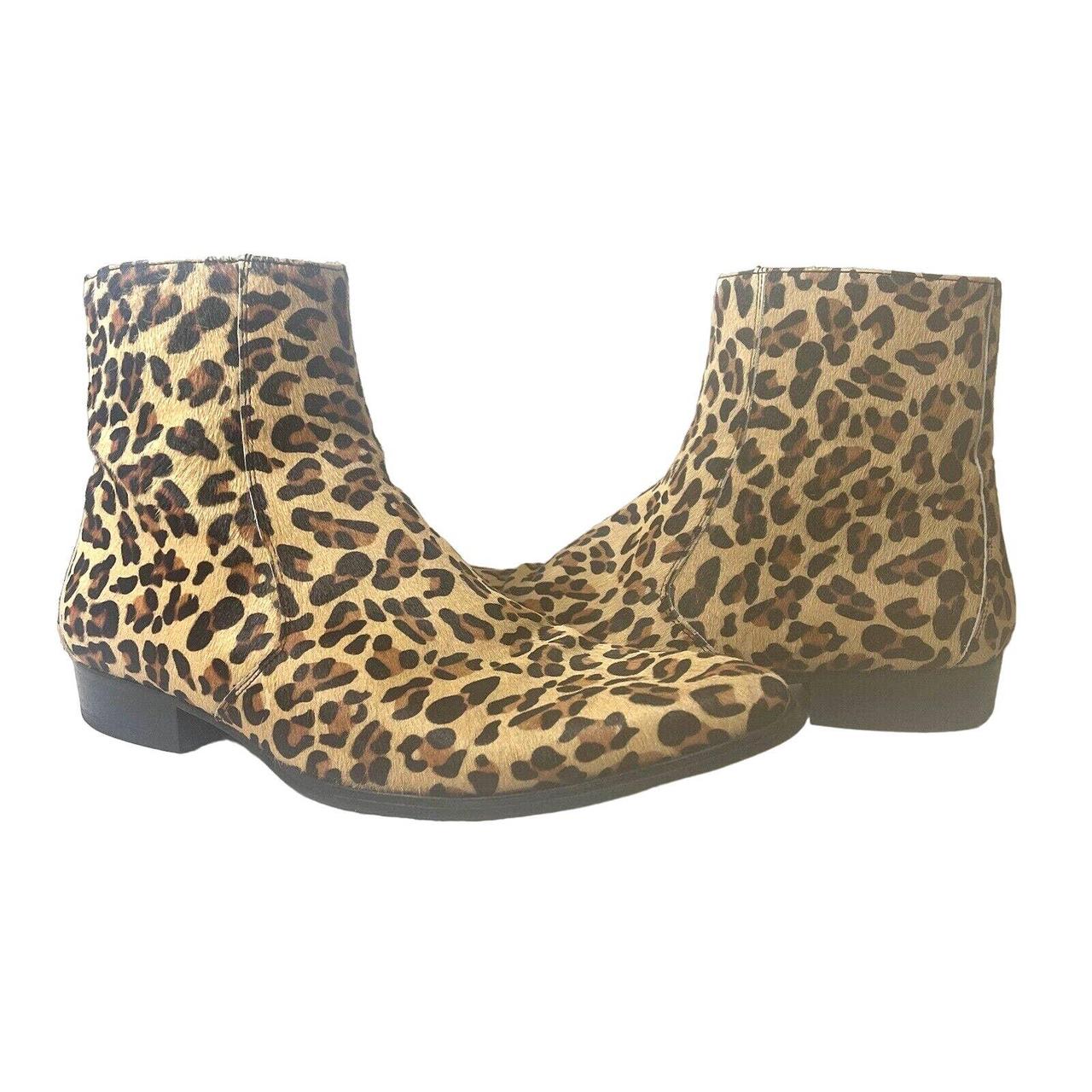 steve madden mens leopard boots