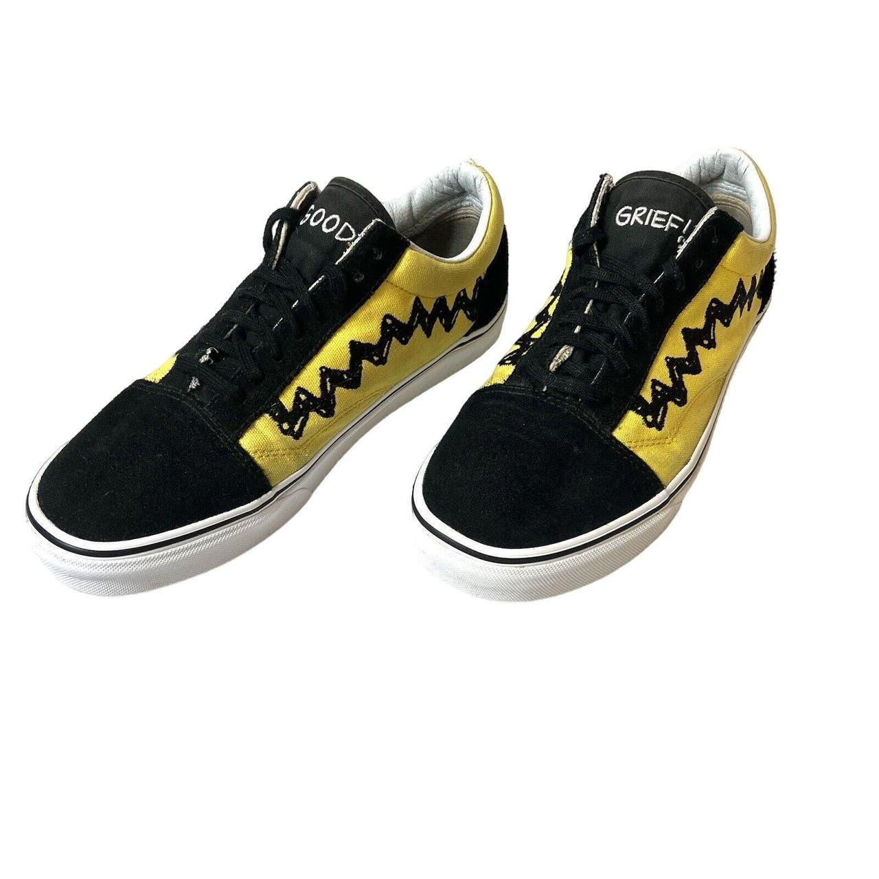 Vans X Peanuts Mens Size 9 Charlie Brown Good Grief