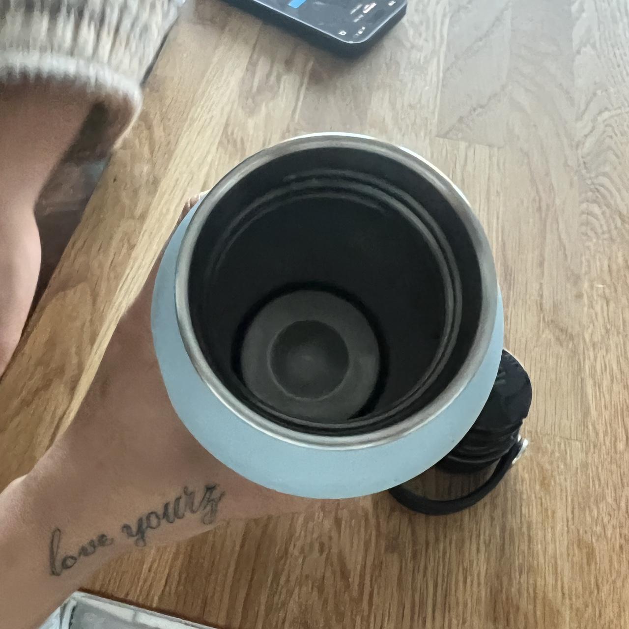 Baby sky blue hydro flask, fair condition, flaws as - Depop