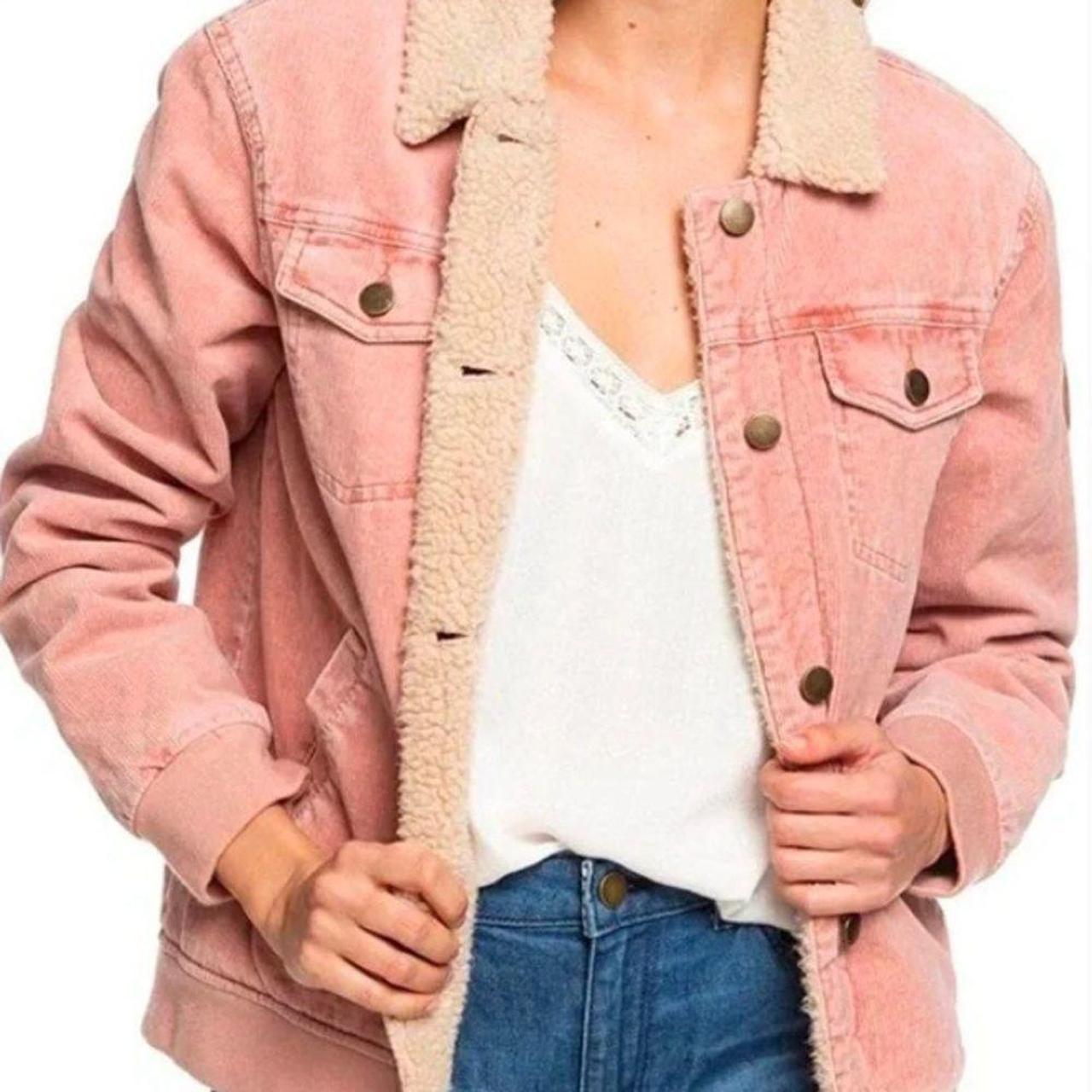 Roxy Women's Lightweight Jacket Jacket - Pink - S… - image 1