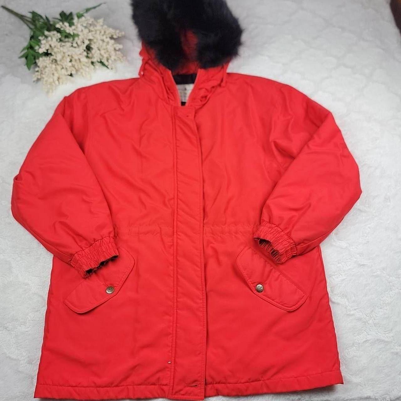 London fog red coat sale