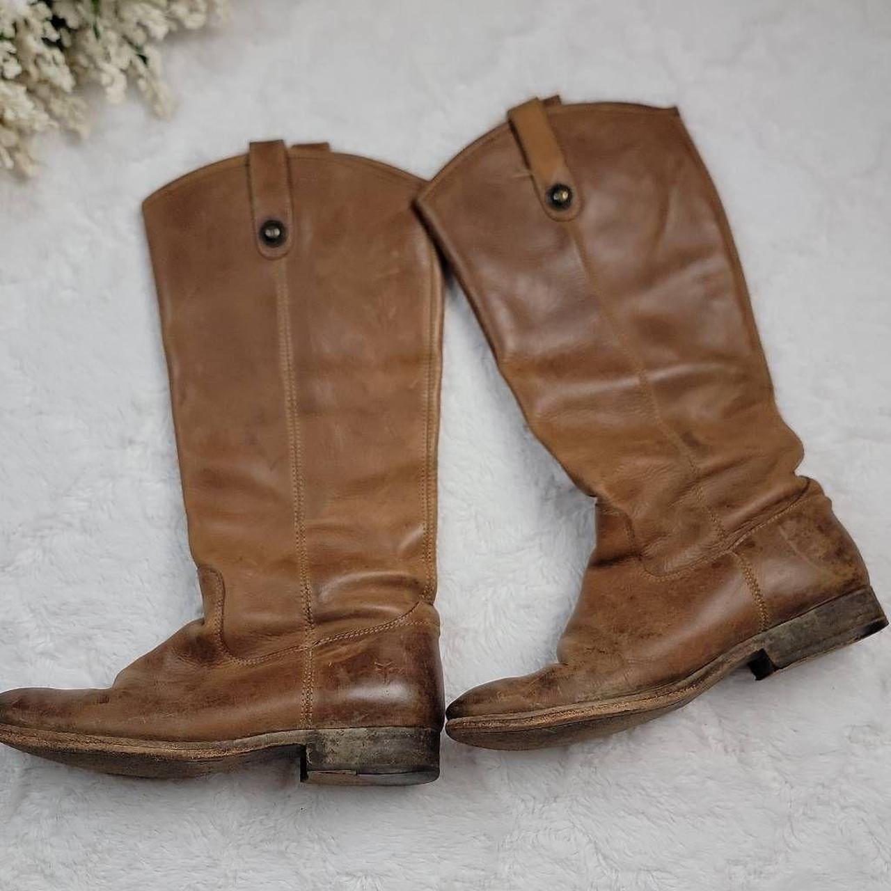 frye brown booties