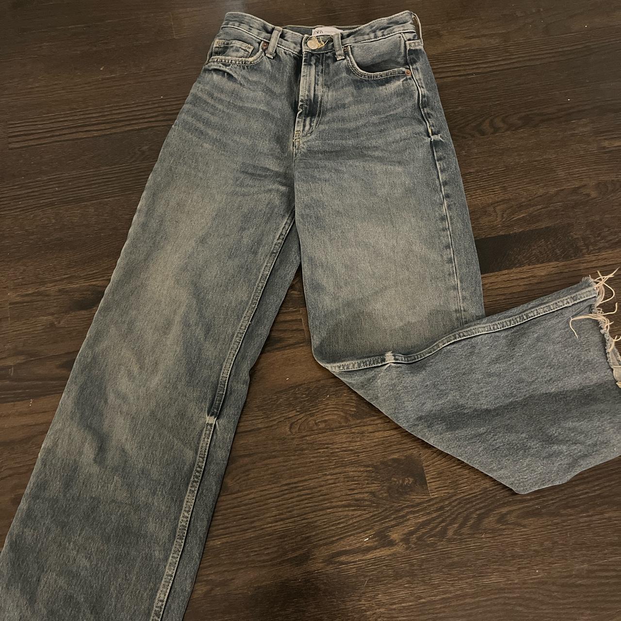 PETER DO - Archived Ripped Wide Leg Jeans - Depop