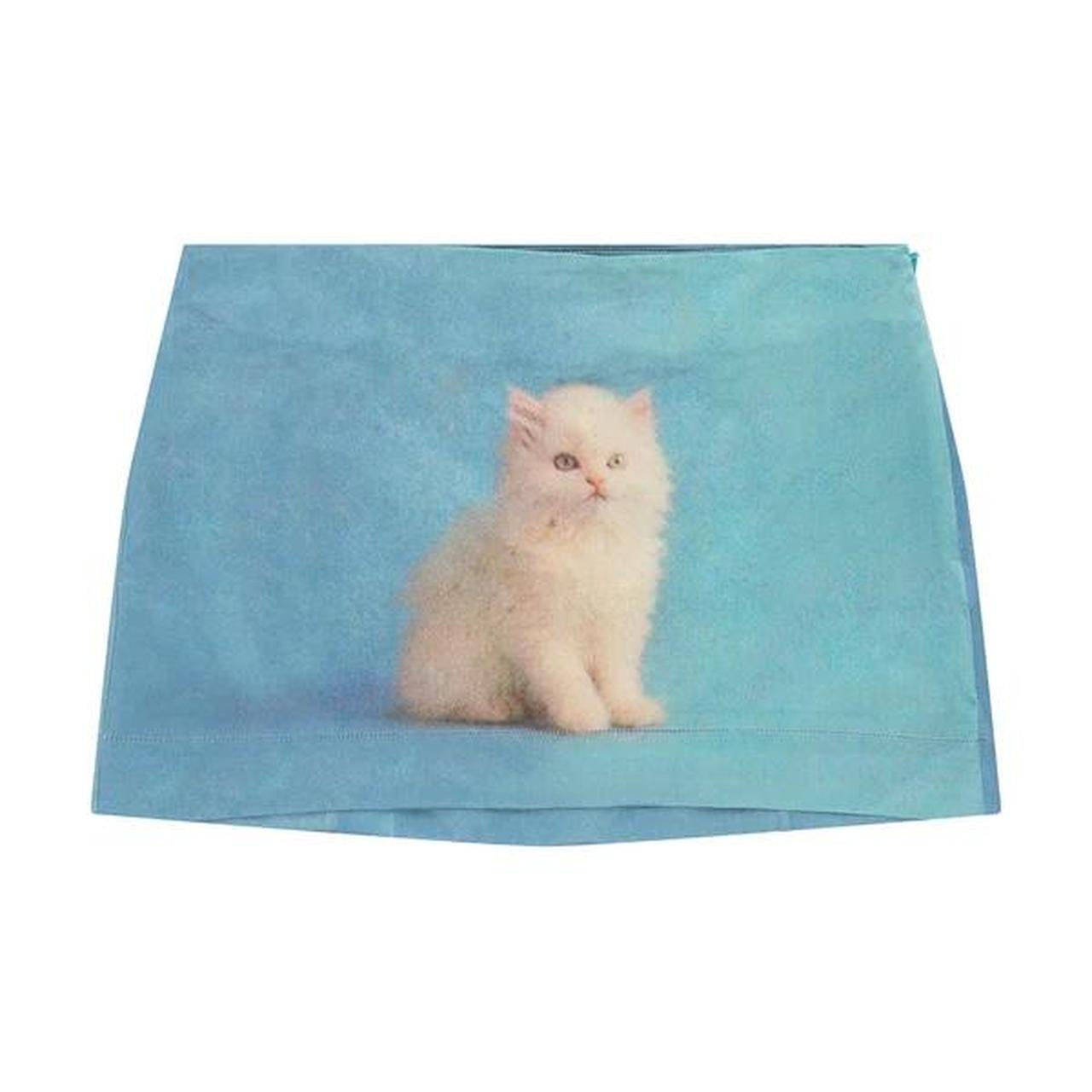 ISO ASHLEY WILLIAMS BLUE CAT SKIRT SIZE XS OR S DO... - Depop